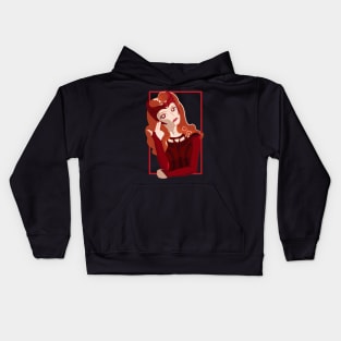 LA BRUJA ROJA Kids Hoodie